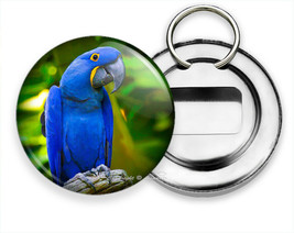Hyacinth Tropical Blue Macaw Parrot Hd Beer Soda Bottle Opener Keychain Key Gift - £13.38 GBP