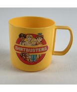 Dirtbusters Kid Cup Yellow Child Small Plastic Mug Vintage 80s Ghostbusters - $19.75