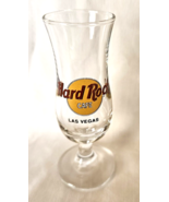 Hard Rock Cafe Las Vegas  Shotglass 4&quot; Tall 1 oz Hurricane Style Black L... - £7.98 GBP