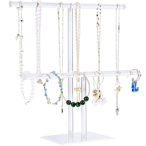 Jewelry Stand Necklace Holder, Acrylic Jewelry Display Holder, Necklace and Brac - £7.37 GBP