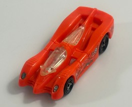 1994 Hot Wheels Power Pistons Diecast Toy Car Neon Orange Racecar Octopus   - $46.81 MXN