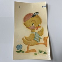 Baby Duck Duro Decals 928 Vtg Colorful Spring Decorative Transfer - $6.93