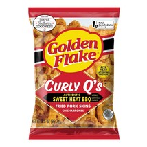 Golden Flake Sweet Heat BBQ Curly Q Pork Skins 3.5oz/ 3pk - $21.77