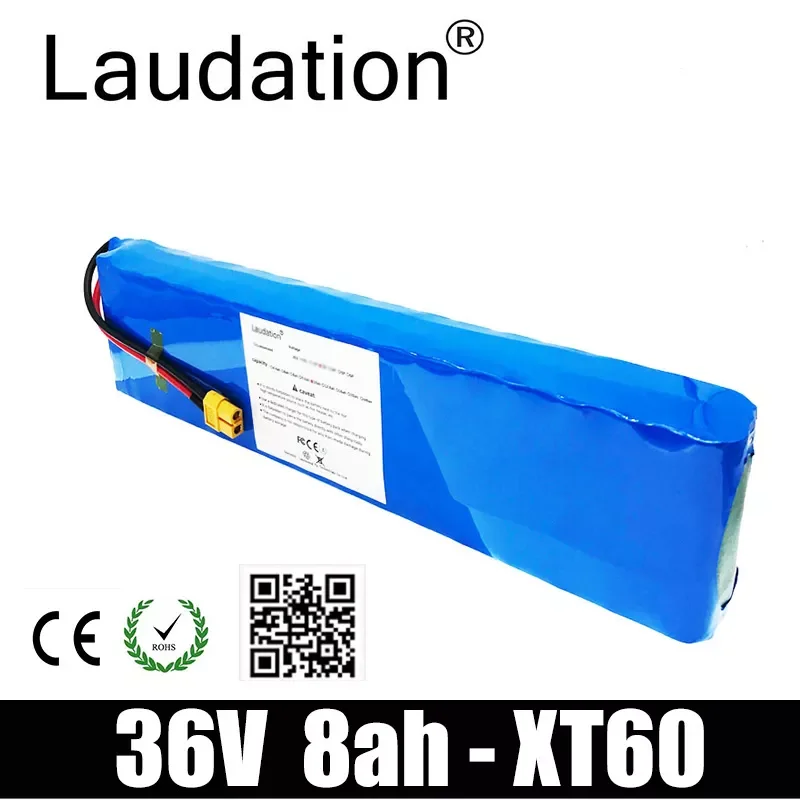 Laudation 36V 8ah Battery Pack 10S 3P High Quality 18650 15 A BMS For Electric B - $336.46