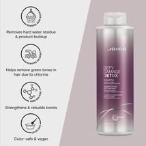Joico Defy Damage Detox Shampoo, 33.8 oz image 3