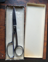 Vintage Case XX  Bradford 8 Inch Kitchen Scissors Chrome  Cutting  USA - $34.99