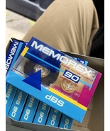 8 Memorex 90 Minute Audio Cassette Type 1 Normal Bios DBS New Sealed - $392.88 MXN