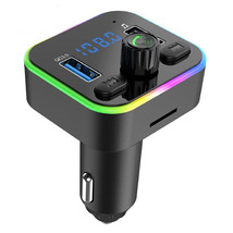 Bluetooth 5.0 Car Wireless Fm Transmitter Adapter Usb Fast Charger Hands-Free - £11.85 GBP