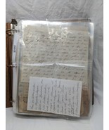 Binder Of Over (70) 1850-60s Immigrant Letters To The Quick Family In Ohio  - £625.79 GBP