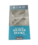 Bino Shower Hooks Ultra Durable Set Of 12 The Mod - $249.60 MXN