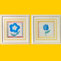 Set of 2 Flower Prints (Artist: Alfred Alexander Gockel) - £78.32 GBP