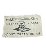 Gadsden Flag Don&#39;t Tread On Me Flag White Color 3’x 5’Feet - $468.84 MXN