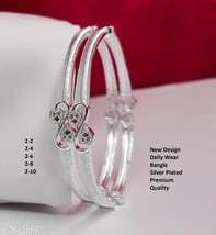 Indian Women Silver Oxidized Bangles/ Bracelet Set Fashion Wedding Jewel... - £24.41 GBP