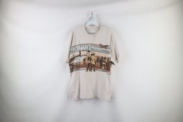 Vtg 90s Streetwear Mens Large All Over Print Dayton Ohio Wright Brothers T-Shirt - £58.29 GBP