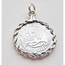VINTAGE 925 STERLING SILVER USS ALABAMA MOBILE CHARM PENDANT AT - $50.19