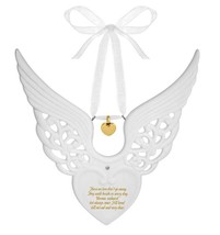 Still Missed Gold Winged Heart Urn Ornament - £24.08 GBP