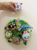 Disneystore TSUM TSUM Lilo, Stitch, Friend plush doll Wreath. AUTHENTIC Pretty - $79.99