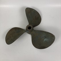 Columbian Propeller 3 Blade Solid Brass 11&quot; Circumference VTG Boat D12 P14 R - £77.87 GBP