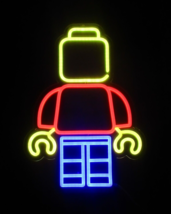 Classic LEGO Man Figure - Neon LED Wall Mounted Light - NIB - $84.14