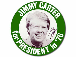 4&quot; Jimmy Carter For President In &#39;76 1976 Car Bumper Sticker Decal Vintage Look - £15.73 GBP