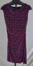 NWT Lauren Ralph Lauren Black &amp; Purple Geometric print Sleeveless Dress ... - $44.54