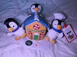 Hallmark 2021 Baking Buddies Plush GINGERBREAD TREAT Playful Penguins Mu... - £55.91 GBP
