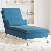  Massage Chaise Lounge Blue - $4,297.43 MXN