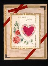 Vintage VALENTINE Card * 1943 from Buster to Boots with note cover 5x 3c... - $14.80
