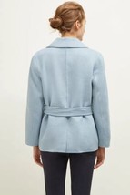 GREAT PLAINS Dallas Doublefaced Ceinture Manteau en Bleu 10 (ccc369) - £76.13 GBP