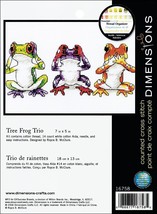 Dimensions/Jiffy Mini Counted Cross Stitch 7X5-Treefrog Trio (14 Count) - $39.49