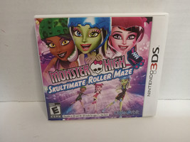 Nintendo 3DS Monster High Skultimate Roller Maze N3DS Case &amp; Manual Only - £7.02 GBP