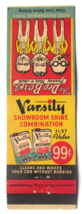 The Pep Boys Manny, Moe &amp; Jack - Varsity Wax  Restorer 20 Strike Matchbook Cover - £1.59 GBP