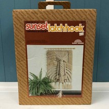 Sunset Designs Latchook “Champagne Splendor” 26” x 46” macrame wall hanging kit - $72.37