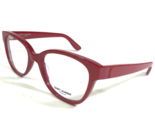 Saint Laurent Eyeglasses Frames SL M27 004 Red Round Cat Eye Full Rim 52... - $149.69