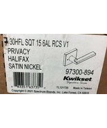 Kwikset 97300-894 Pismo Privacy Square Modern Door Knob Satin Nickel Roo... - $60.91 CAD
