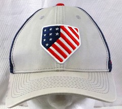 Vintage Baseballism USA Trucker Hat With Mesh Back Snapback *Stain - $11.40
