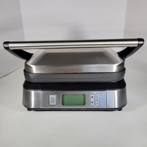 Cuisinart GR-6S Contact Griddler with Smoke-Less Mode Smokeless Griddler Silver - £43.05 GBP