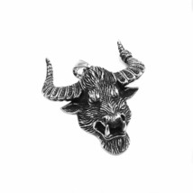 Minotaur Necklace Stainless Steel Monster Bull Pendant Labyrinth Knossos D&amp;D - £18.32 GBP
