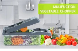 Vegetable Chopper, Onion Chopper, 12 in 1 Veggie Chopper, Vegetable Slicer - £5.93 GBP