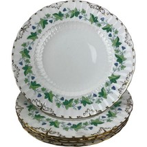 Royal Crown Derby Medway Burford Ivy Five Dinner Plates England Vintage ... - $93.29