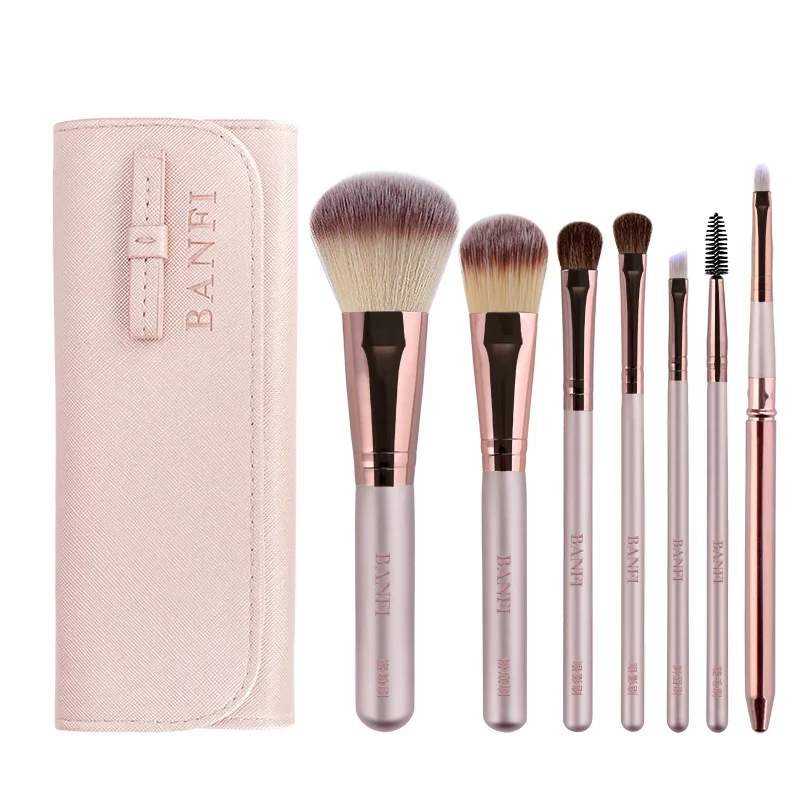 7pcs/set Makeup Brushes Set Cosmetics For Face Women Beauty Eye Shadow F... - $65.08