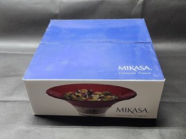 Mikasa Crimson Dawn 14&quot; Round Fruit Vegetable Serving Bowl - Brand New In Box - £29.17 GBP