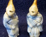 Set of Two Antique Japanese Hirado Porcelain Netsuke Nodding Figure Monkeys - $297.00