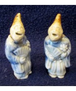 Set of Two Antique Japanese Hirado Porcelain Netsuke Nodding Figure Monkeys - $407.34 CAD