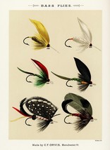 13845.Decor Poster.Room interior art design.Fishing fly.Fish market bait shop - £12.74 GBP+