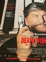 Movie Theater Cinema Poster Lobby Card 1993 Death Wish 5 Charles Bronson Face V - £31.34 GBP