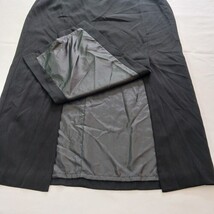 Norton McNaughton Zipper Women's Zip & Double Slits Black Skirt Size 18 (37×36) image 6