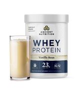 3/27 Ancient Nutrition Grass Fed Whey Protein, Vanilla Bean, 23g Protein... - $55.87 CAD