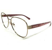 Coach Eyeglasses Frames HC 7115 L1152 Gold Purple Aviators Full Rim 59-1... - £37.05 GBP