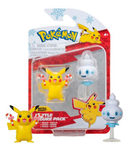 Pokemon Pikachu &amp; Vanillite Battle Figure Pack New in Package - £10.17 GBP